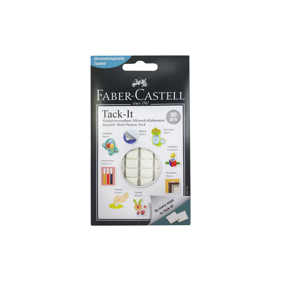 FABER-CASTELL REUSABLE ADHESIVE TACK-IT WHITE 50GM