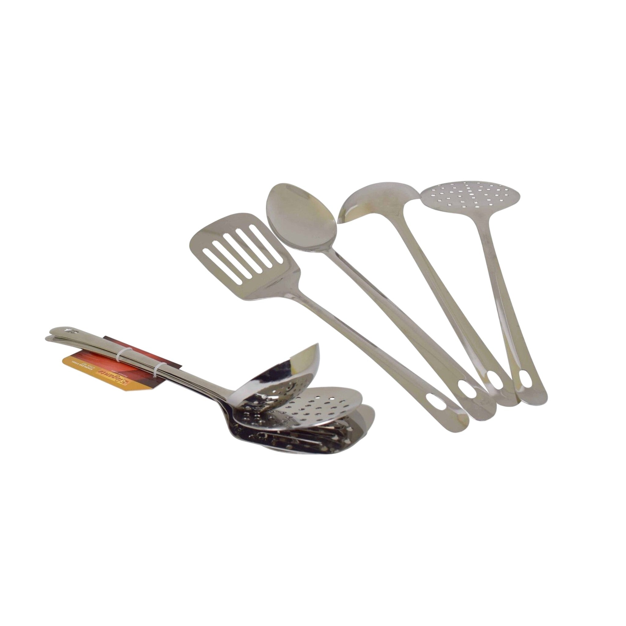 Spatula Turner 100% Stainless Steel Silver ** CM 4 Pcs